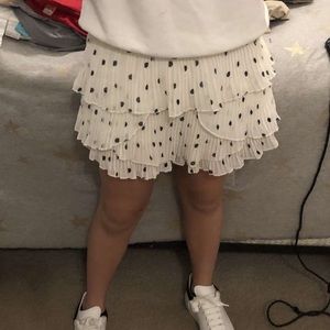 Pleated shorts